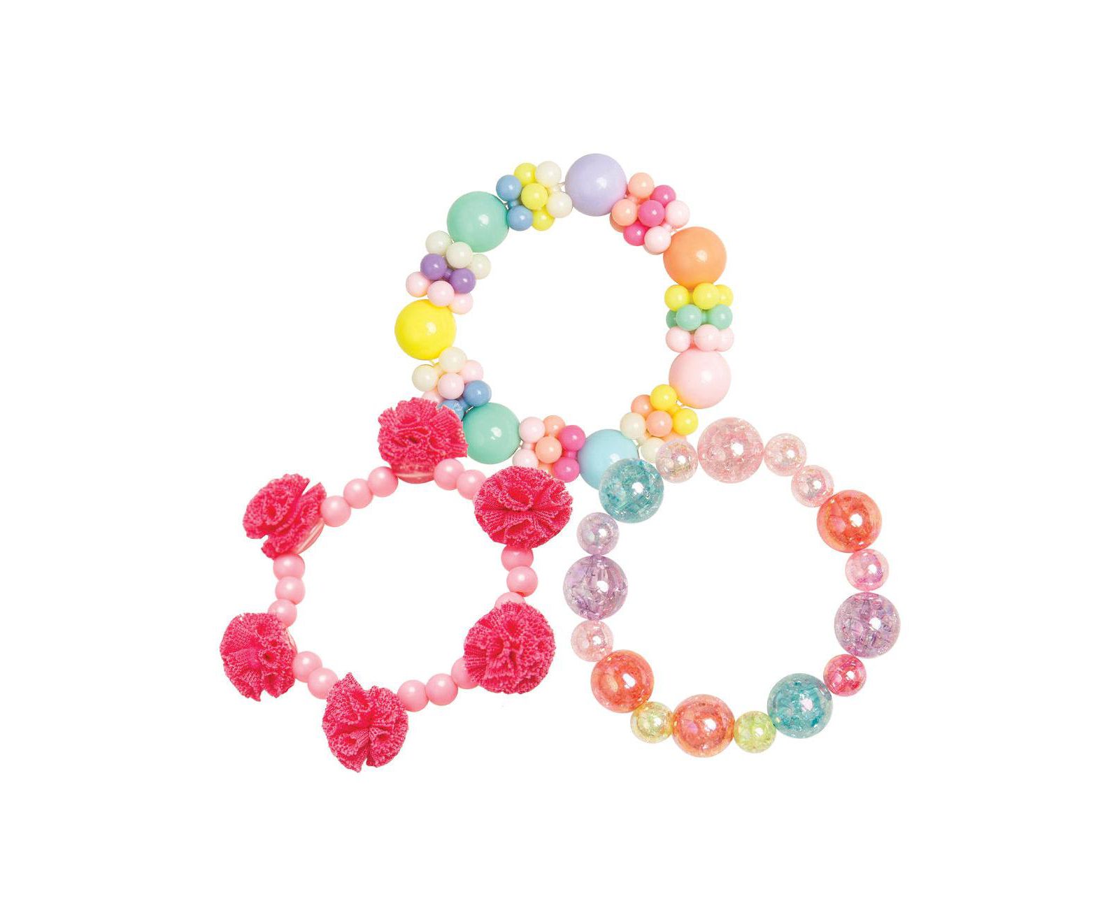 Детский набор браслетов Puttisu Candy Pearls