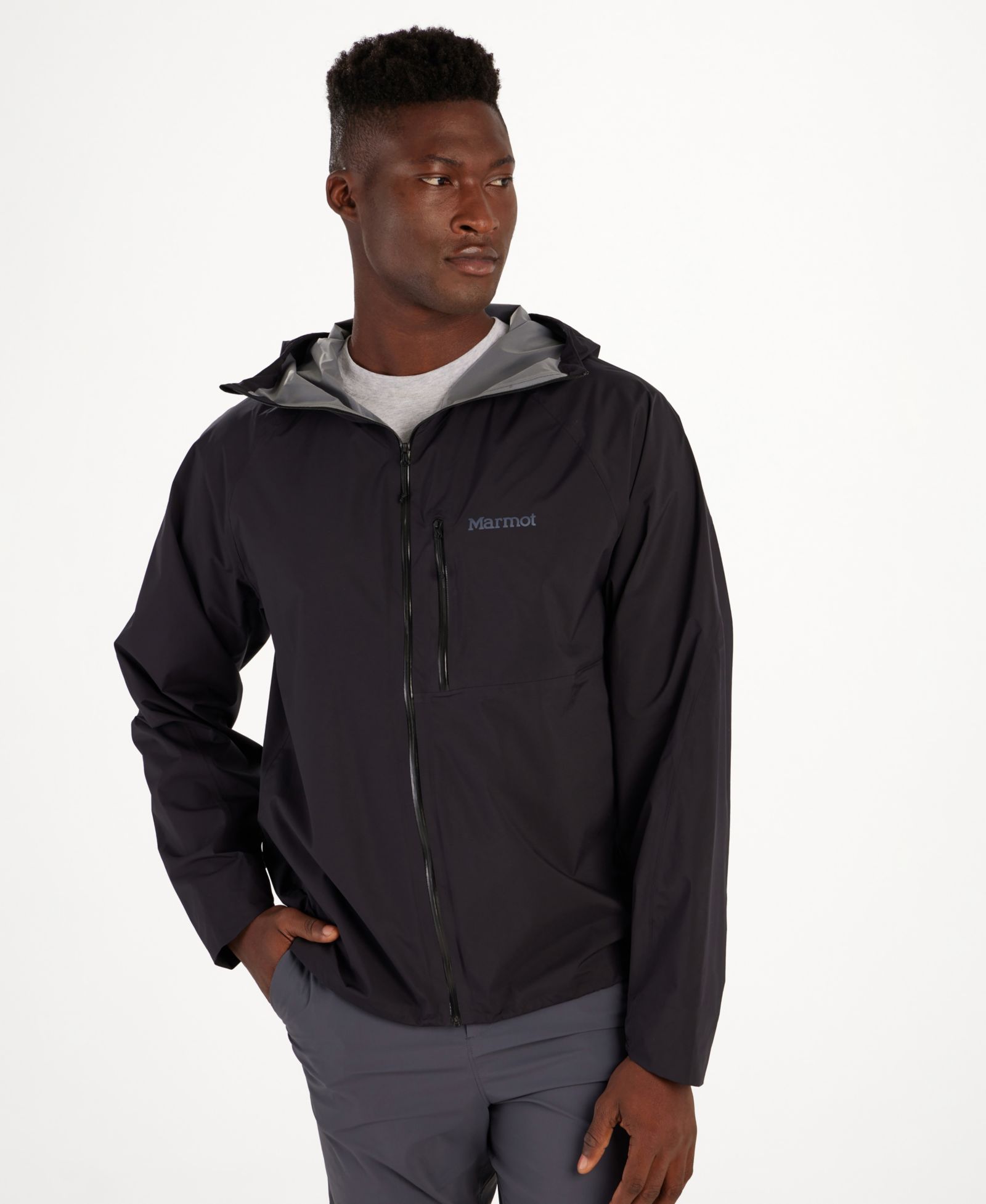 Marmot Men's Superalloy Hooded Packable Rain Jacket