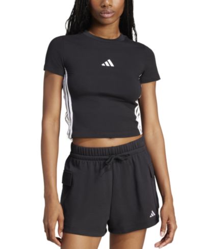 adidas Women's Essentials Slim-Fit Short-Sleeve Baby T-Shirt