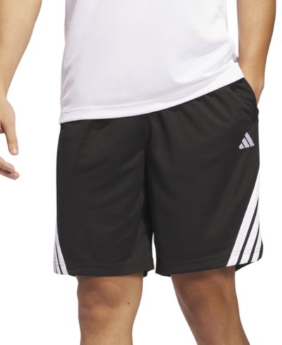 adidas Men's Three Stripes Legends Basketball Shorts