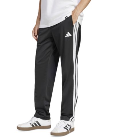 adidas Men's 3-Stripes Regular Open Hem Track Pants