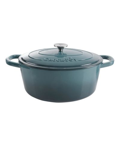 Crock Pot Artisan 7-Quart Enameled Cast Iron Oval Dutch Oven