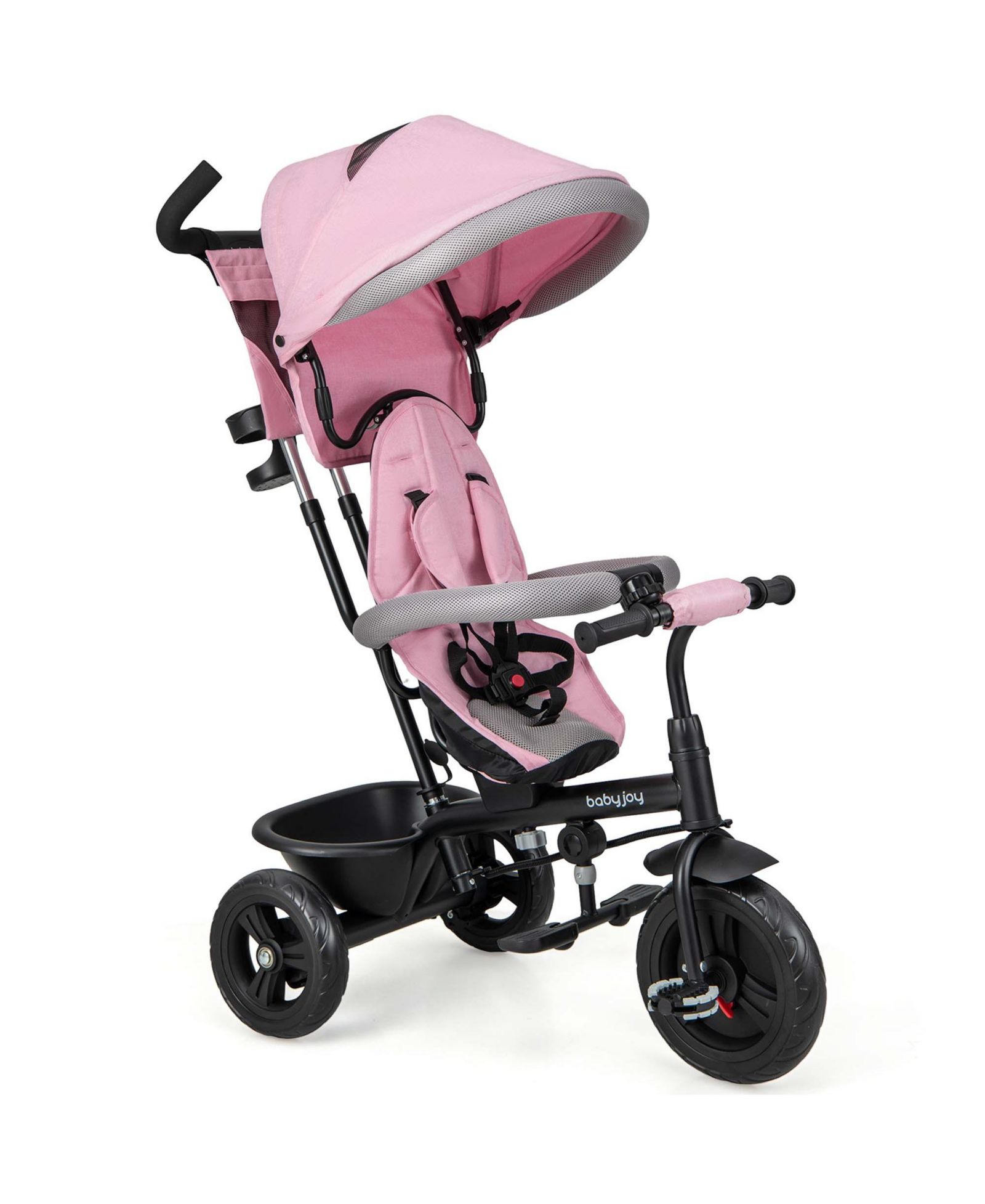 Детский трехколесный велосипед Costway 4-in-1 Multifunctional Tricycle