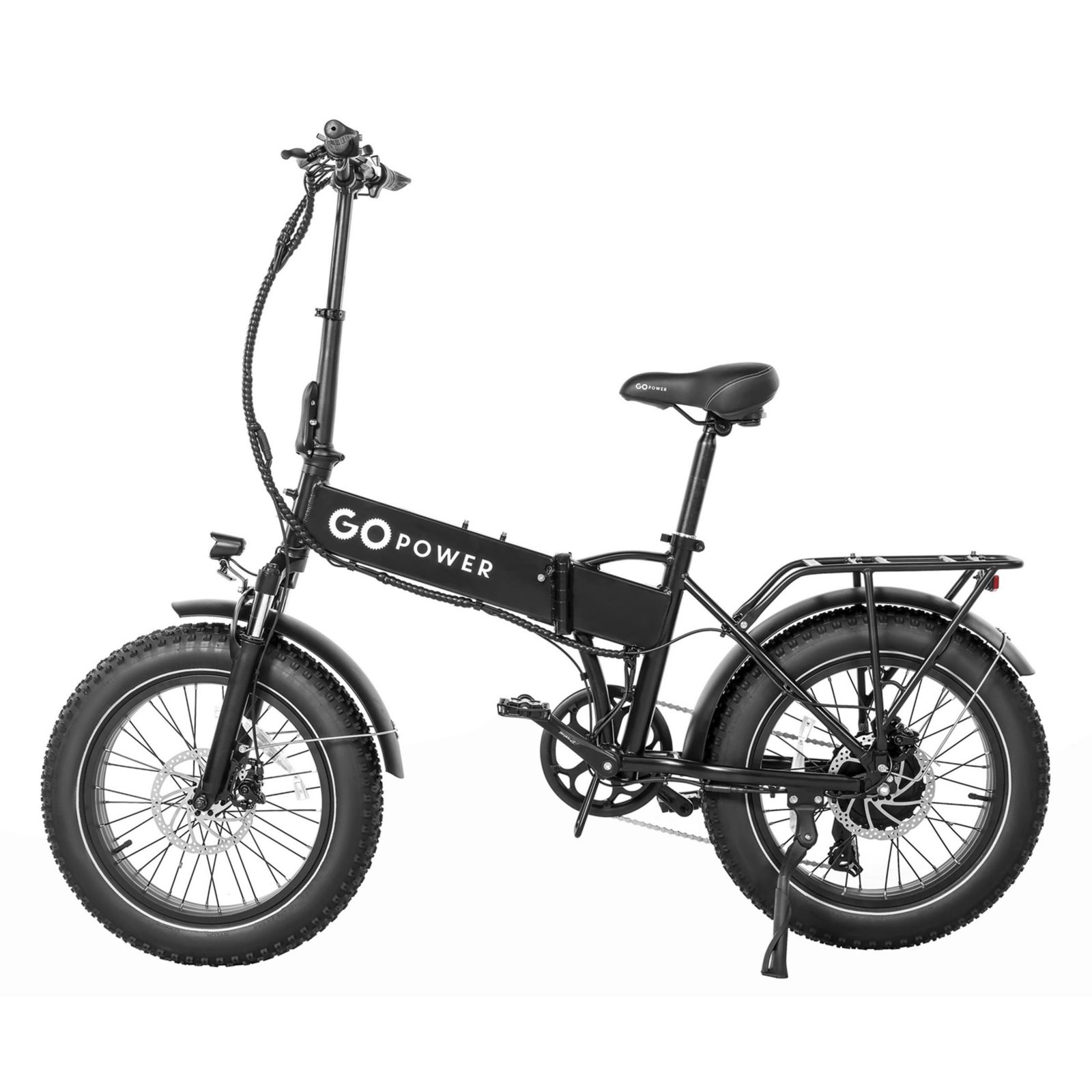 GoPowerBike GoExpress V2 Folding Electric Bike 20mph Max Speed and 750W Motor