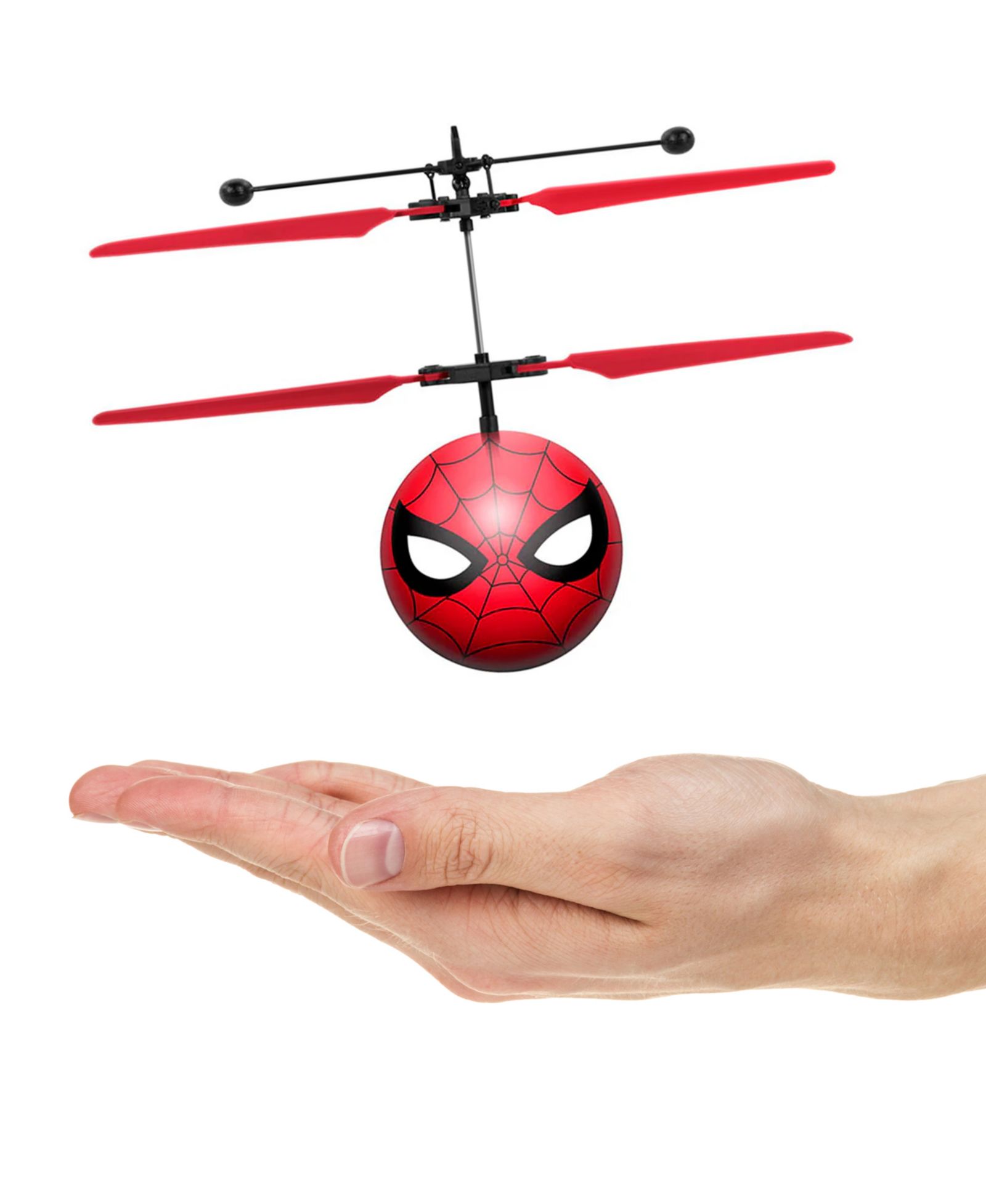 World Tech Toys Marvel Spider-Man IR UFO Ball Helicopter