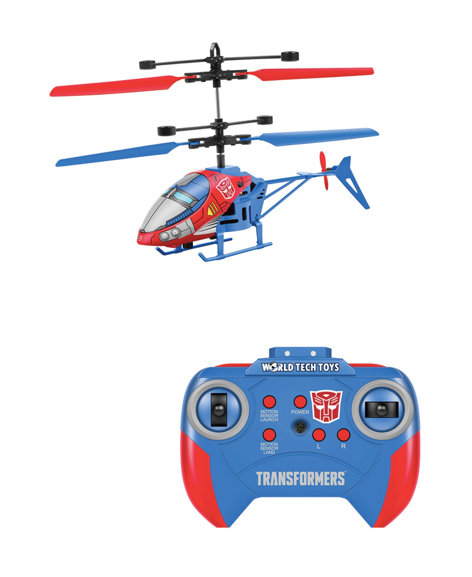 World Tech Toys Hasbro Transformers Optimus Prime 2-Channel Radio Control Helicopter