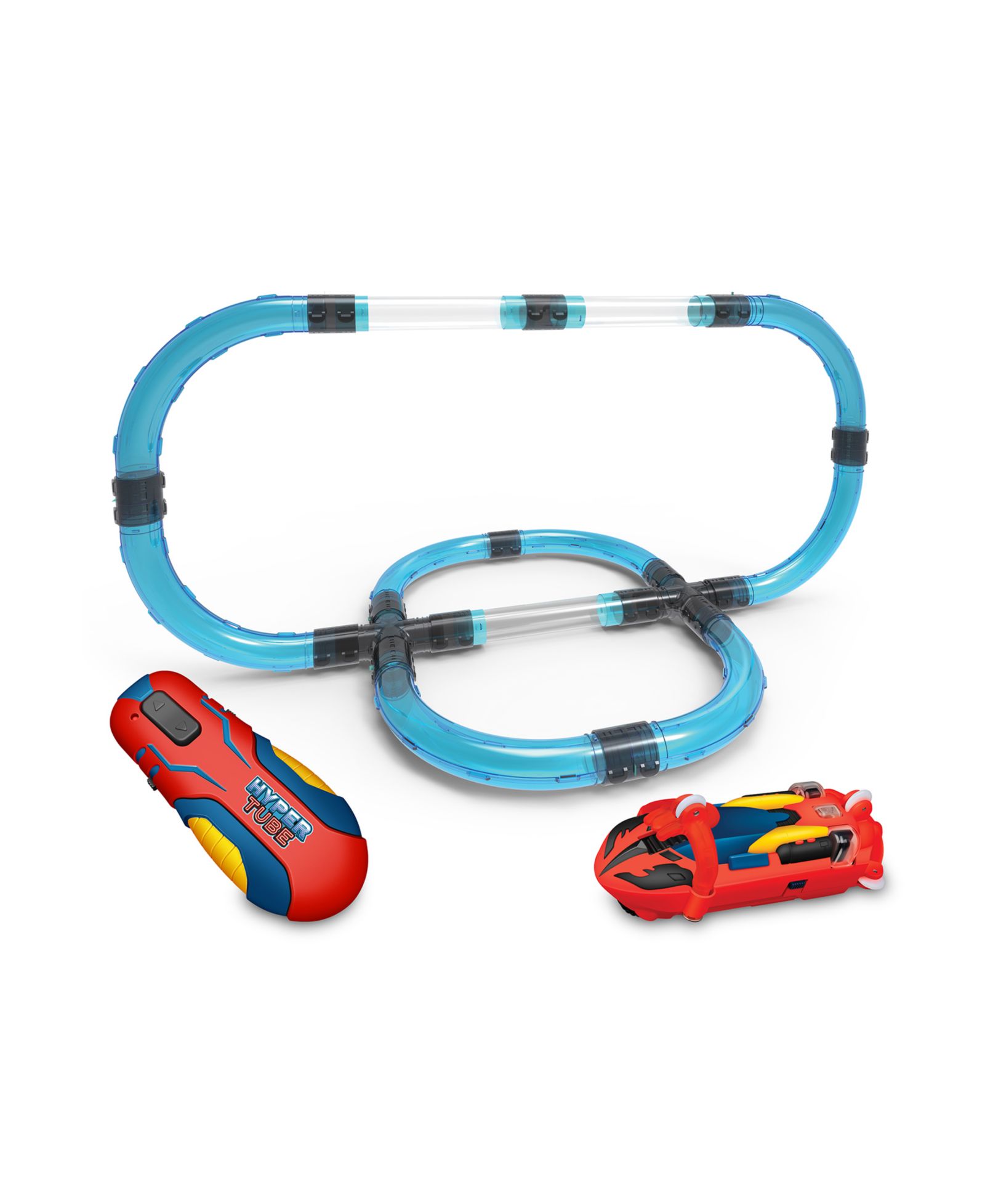World Tech Toys Hyper Tube Remote-Control 65-Piece RC Racing Playset