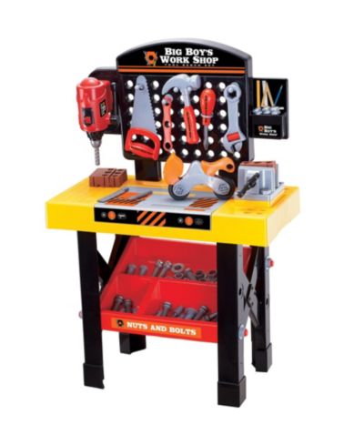 Детский набор инструментов World Tech Toys Big Boys Tool and Bench Workshop