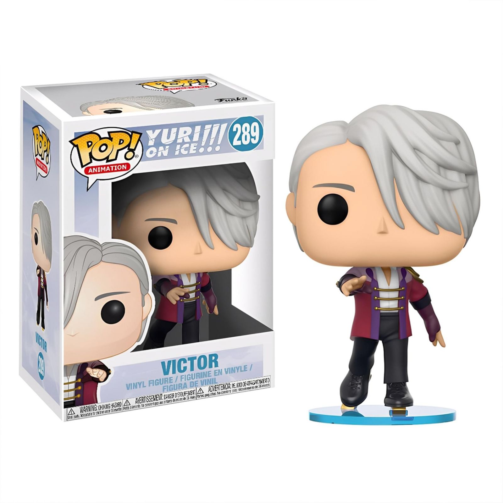 Виниговая фигурка Victor Yuri on Ice 3,75" Funko Pop!, 1 шт., для детей от 14 лет