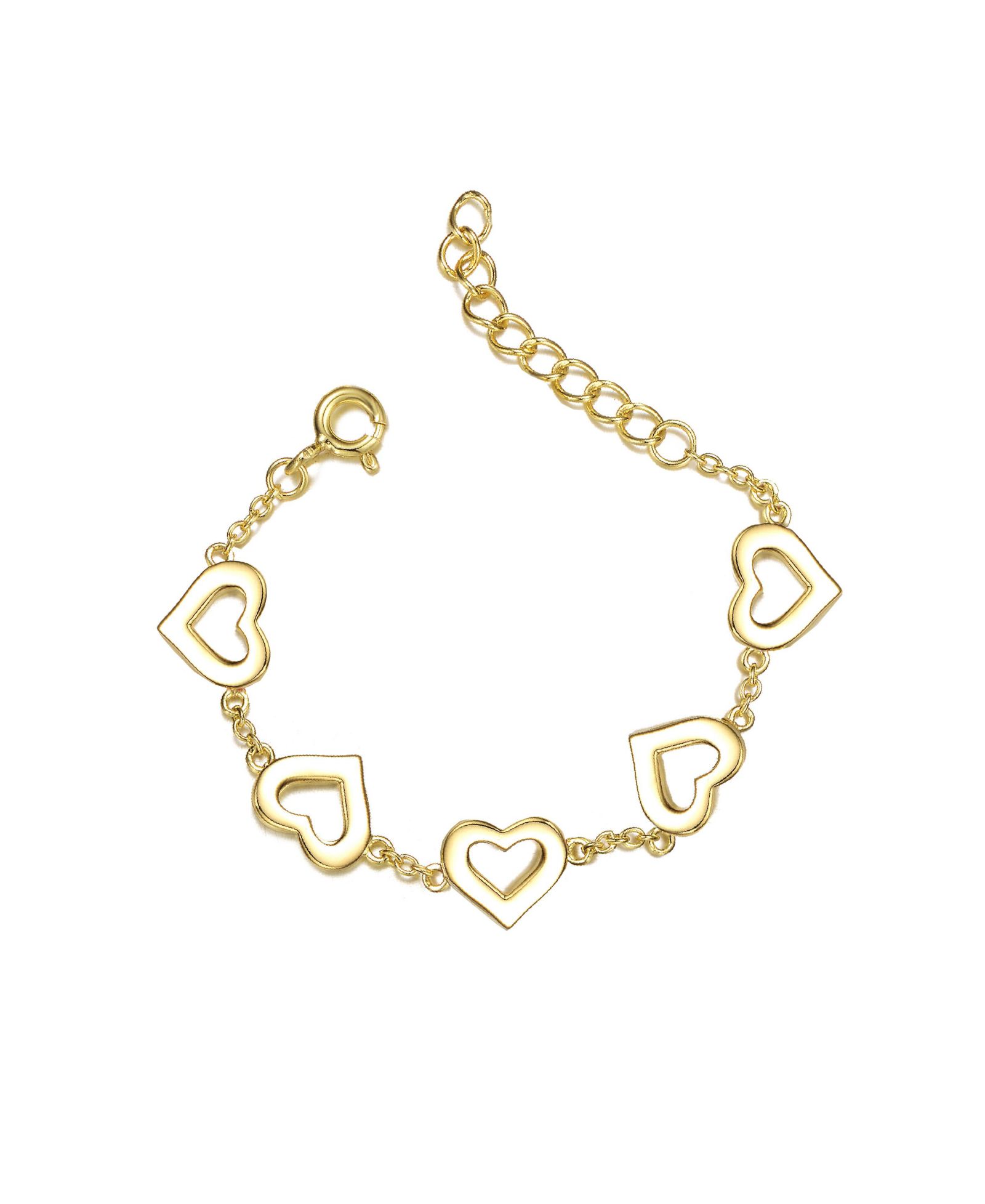 Браслет GiGiGirl Forever Heart с позолотой 14K