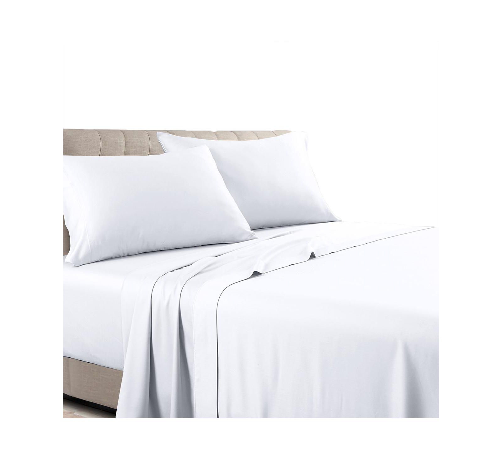 Egyptian Linens Low Profile (7-10 Inches) Sheet Set 100% Cotton Sateen USA, California King