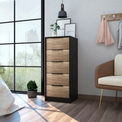 Streamdale  Furniture Cannon 5-Drawer Rectangle Dresser