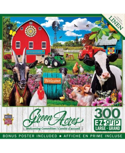 Masterpieces Puzzles Welcoming Committee Ez Grip 300-Piece Puzzle