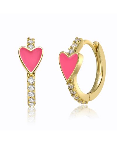 Серьги-кольца GiGiGirl 14K Gold Plated