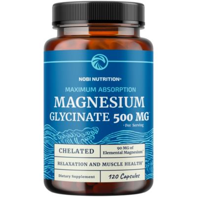 Magnesium Bisglycinate (500mg) Capsules, 120ct
