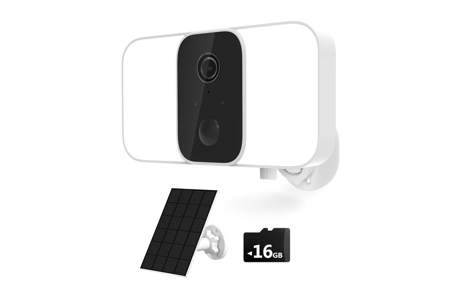 Z-Edge Wireless Floodlight Outdoor Solar Panel 1080P Security Camera