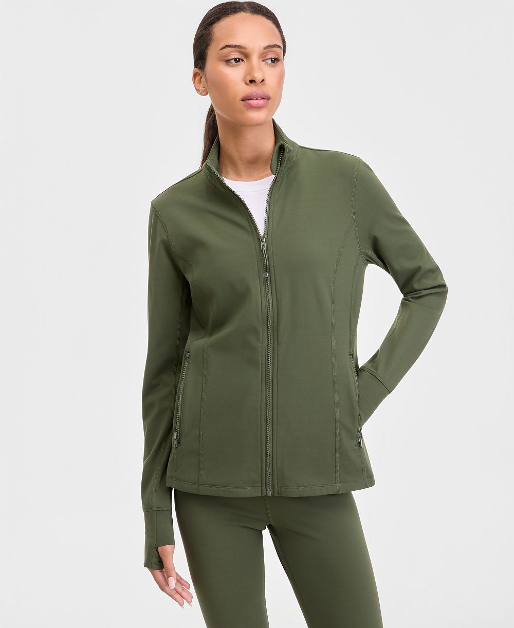 ID Ideology Women's Studio Full-Zip Jacket, Exclusively at Macy's