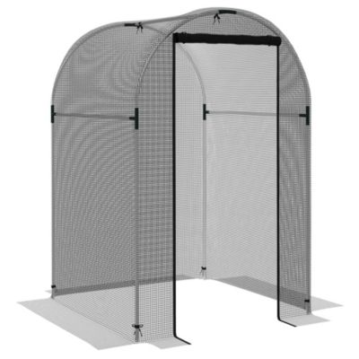 Теплица для растений Outsunny 4' x 4' с дверцей