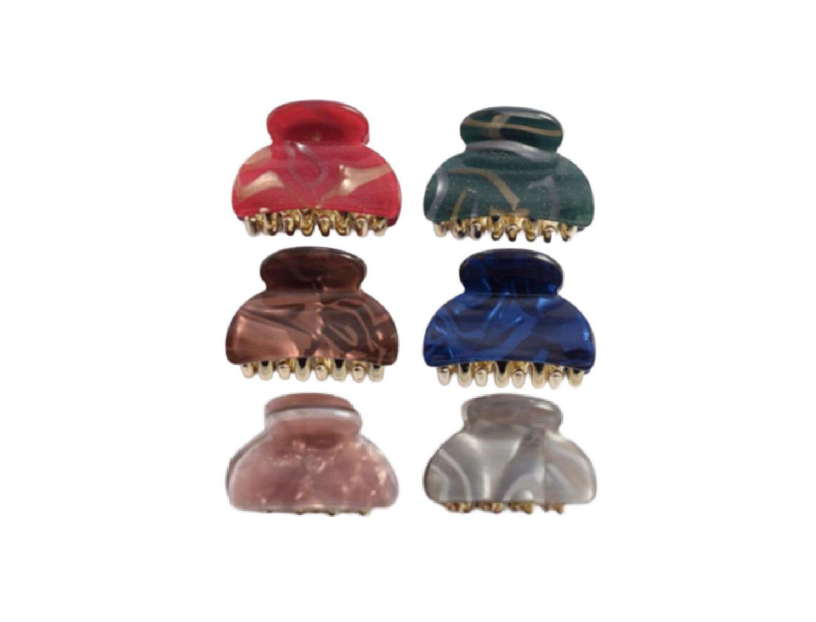 Women s Claw Clip Set - Jewel Tones