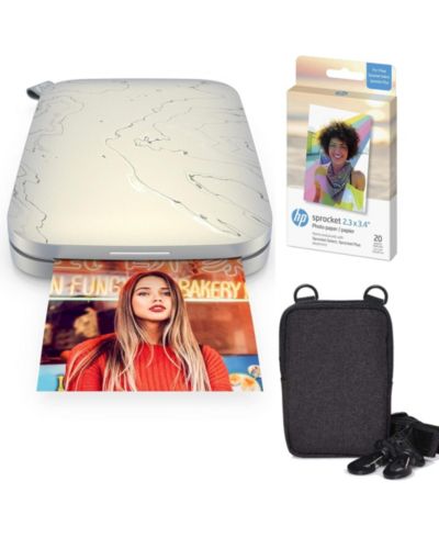 HP Sprocket Select портативный фотопринтер с набором бумаги Zink 2.3x3.4