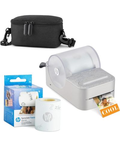 Портативный стартовый набор принтер HP Sprocket Panorama для этикеток и фото