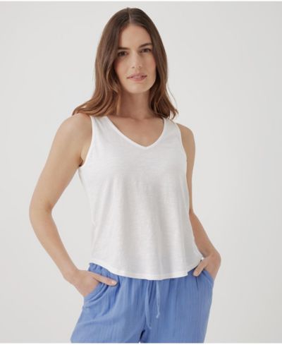 Pact Women's Organic Cotton Featherweight Slub Reversible Tank