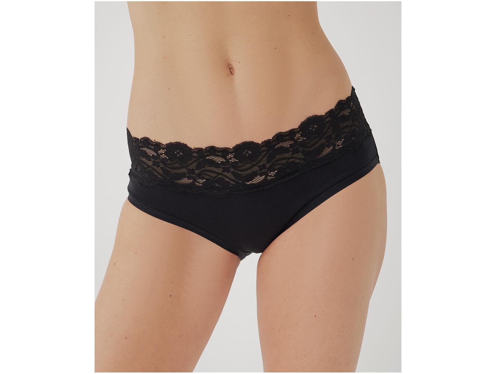 Pact Women's Lace Waist Brief 3-Pack