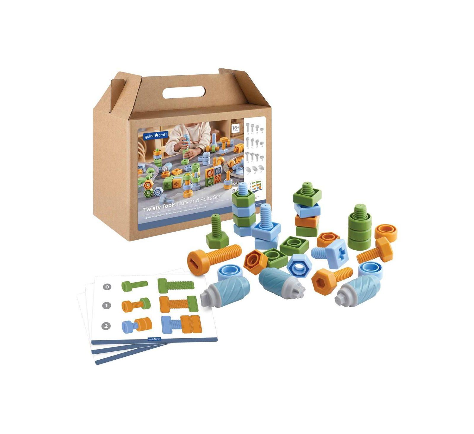 Kaplan Early Learning Набор инструментов Twisty Tools 84 предмета