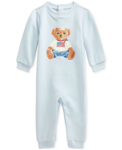 Детский комбинезон Polo Ralph Lauren Baby Fleece Polo Bear