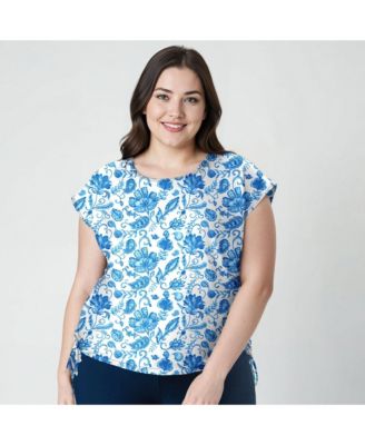 Женский свободный купальный топ Calypsa Plus Size Daphne