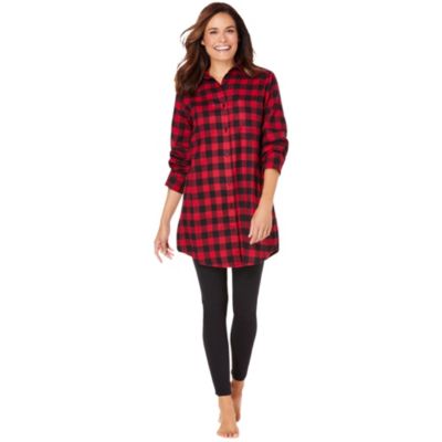 Комплект пижам Dreams & Co. Plus Size Plaid PJ