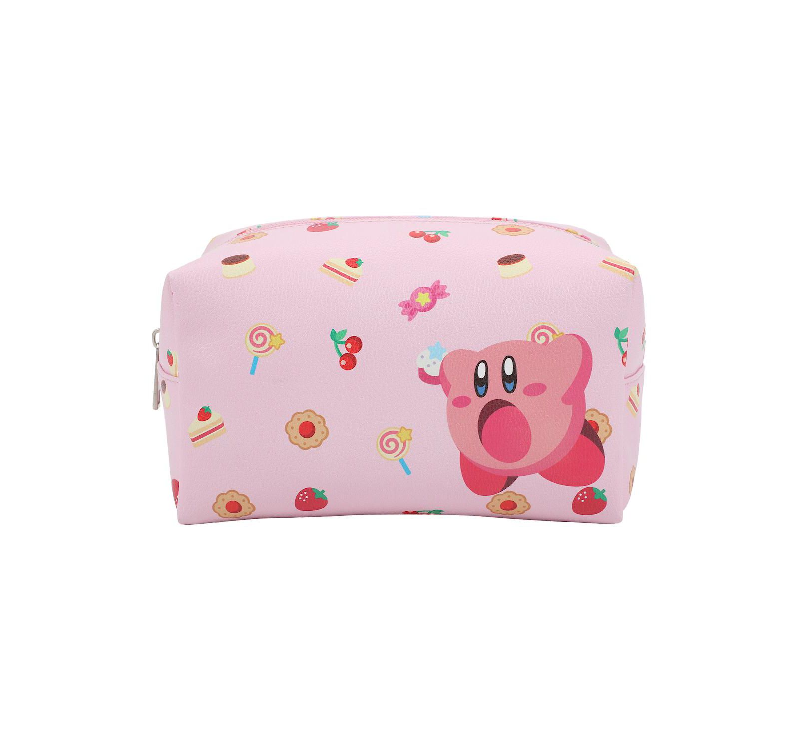 Kirby Junk Food Pink Cosmetic Bag