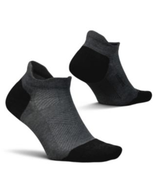 Унисекс носки Feetures Elite Max Cushion No Show Tab — спортивные носки с целевой компрессией