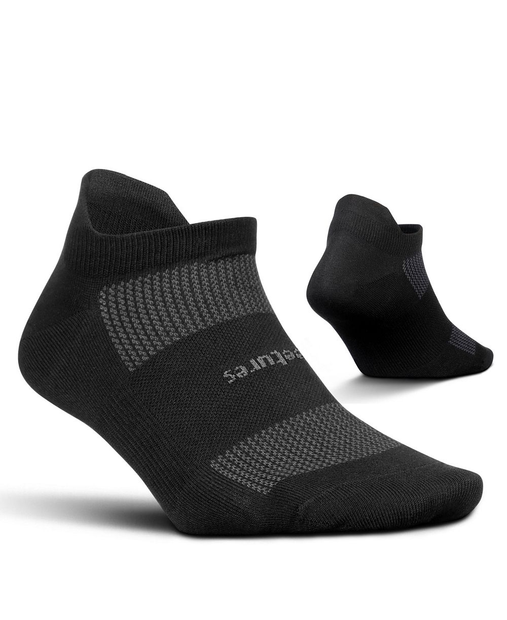 Feetures Men's High Performance Ultra Light Ankle Sock - No Show Socks for Women & Men with Heel Tab