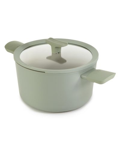 BergHOFF Balance Nonstick Ceramic Stockpot 10", 5.8qt. With Glass Lid