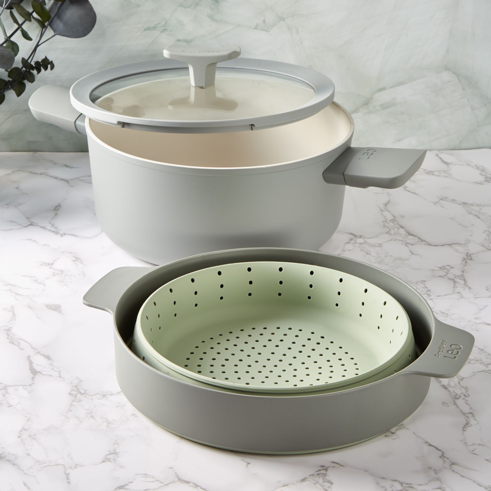 BergHOFF Balance 3Pc Non-stick Ceramic Steamer Set