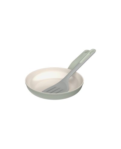 BergHOFF Balance Non-stick Ceramic 2Pc Frying Pan 9.5" and Nylon Turner 13.75"