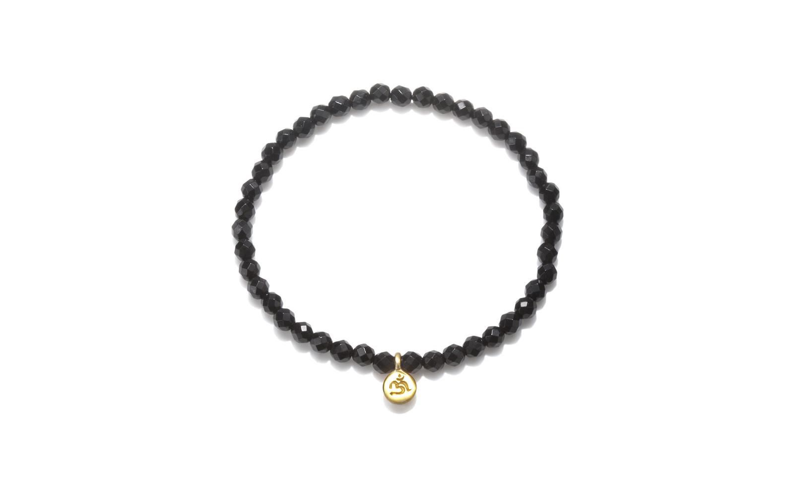 Браслет Satya Jewelry Om с черным ониксом