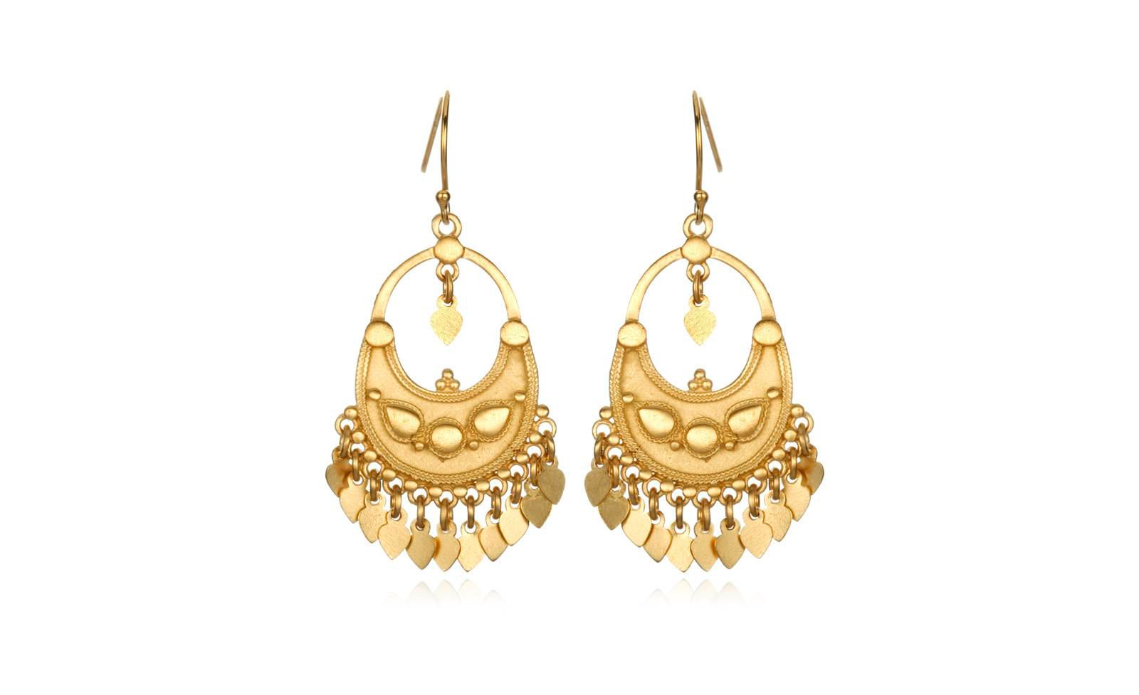 Серьги Satya Jewelry Gold Veils - Petal Chandelier