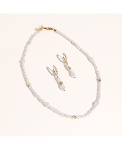 Aubrey Necklace Earrings Set - Large