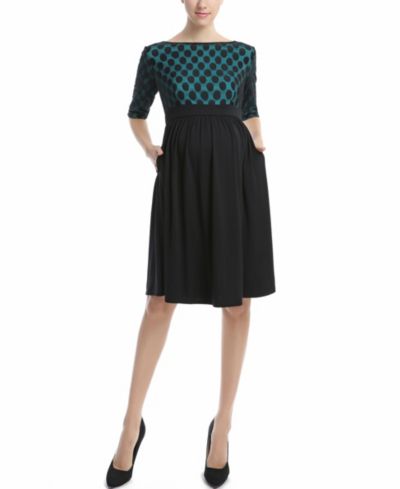 kimi + kai Women's Polka Dot Lace Dress
