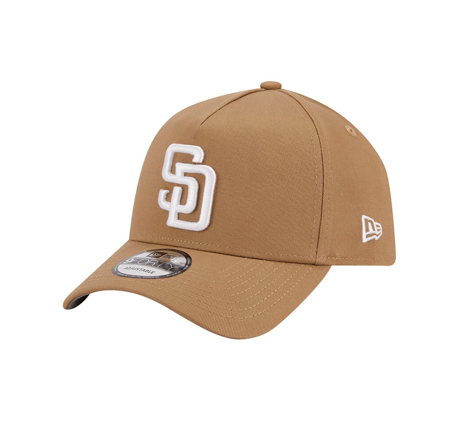 Мужская кепка New Era San Diego Padres A-Frame 9FORTY регулируемая хаки