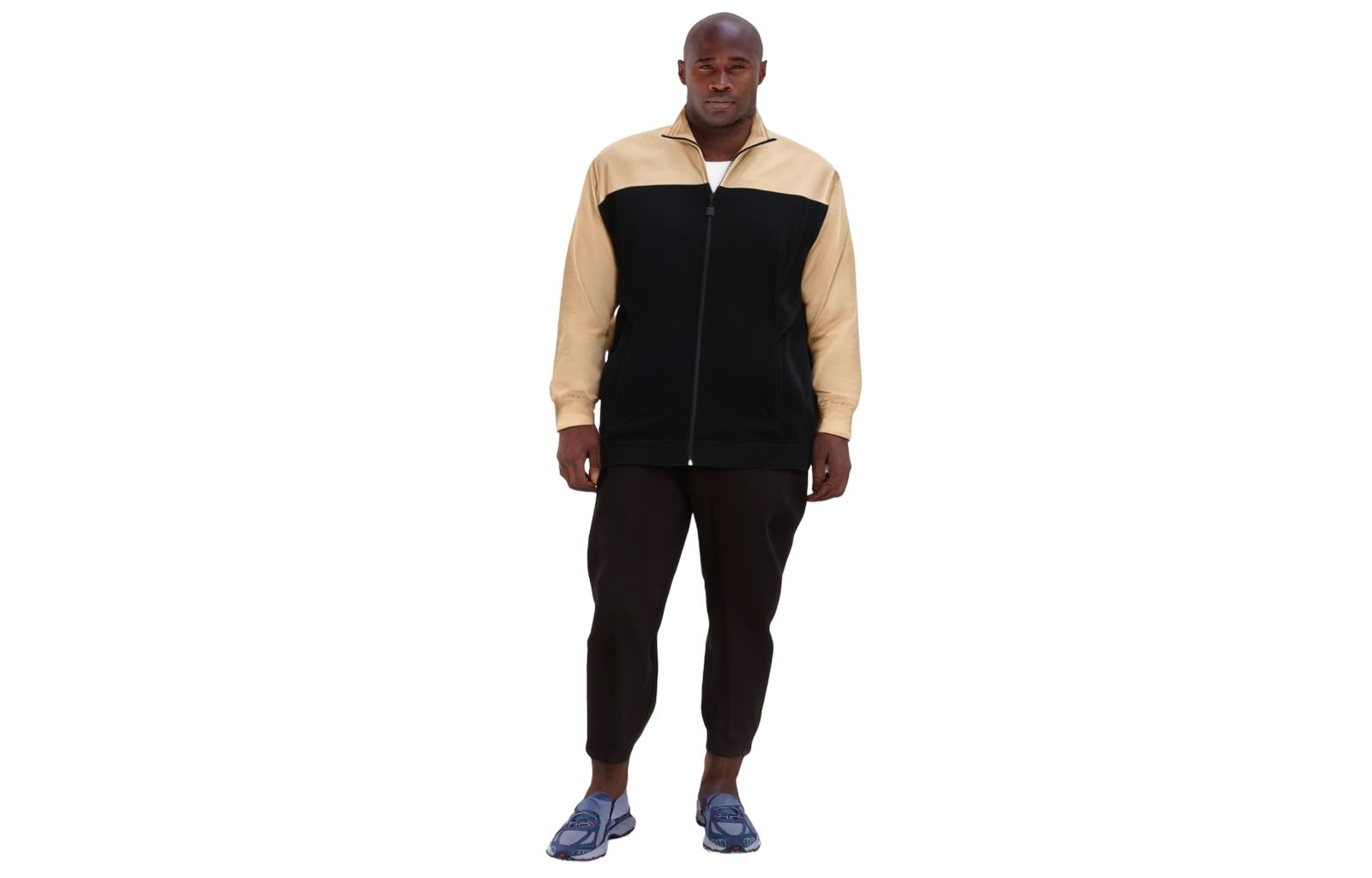 KingSize Men's Colorblock Velour Tracksuit