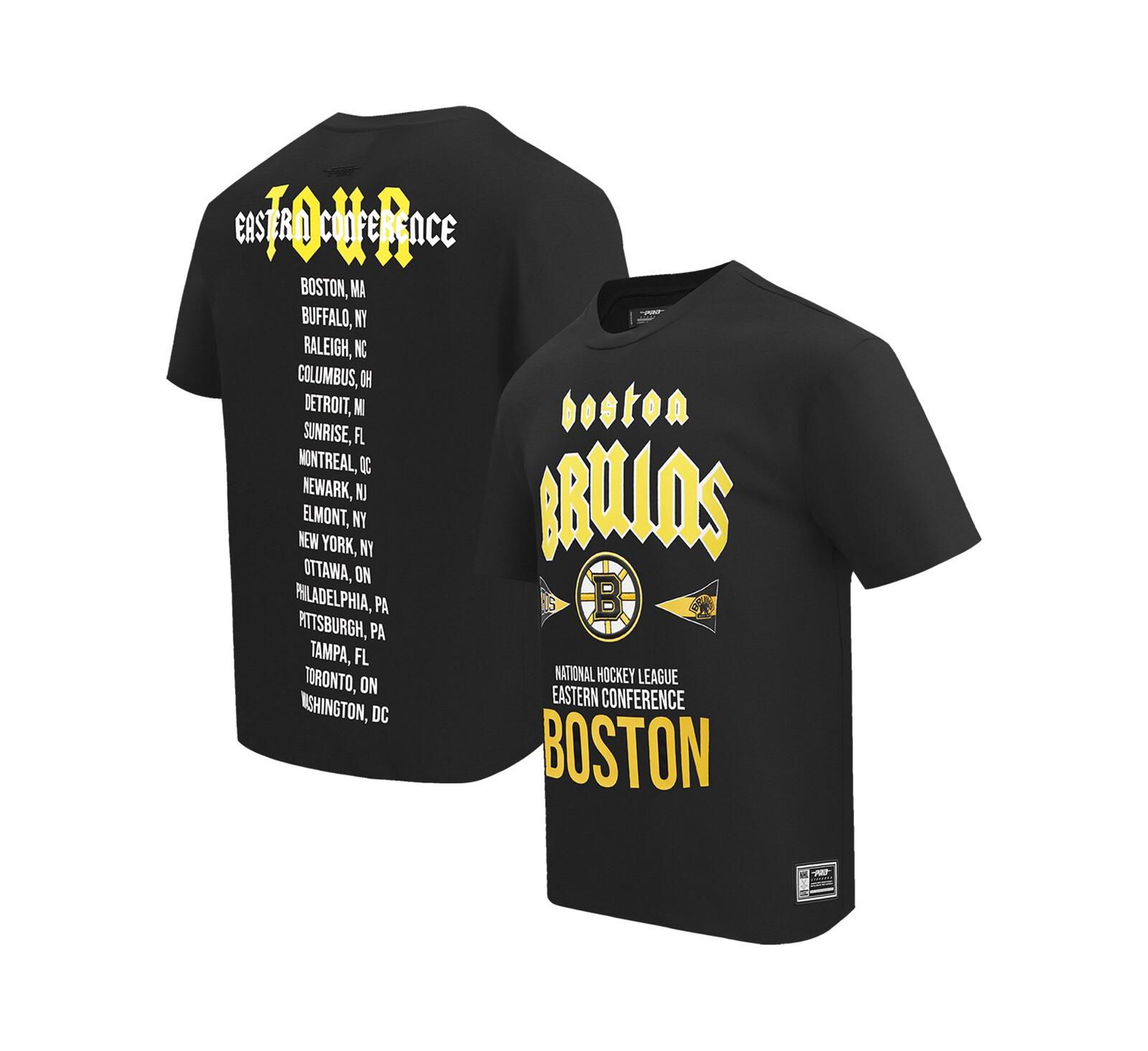 Pro Standard Men's Black Boston Bruins City Tour T-Shirt
