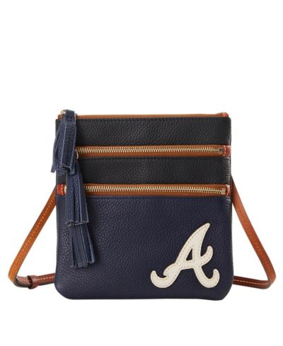 Dooney & Bourke Atlanta Braves Infield Triple Zip Crossbody сумка через плечо