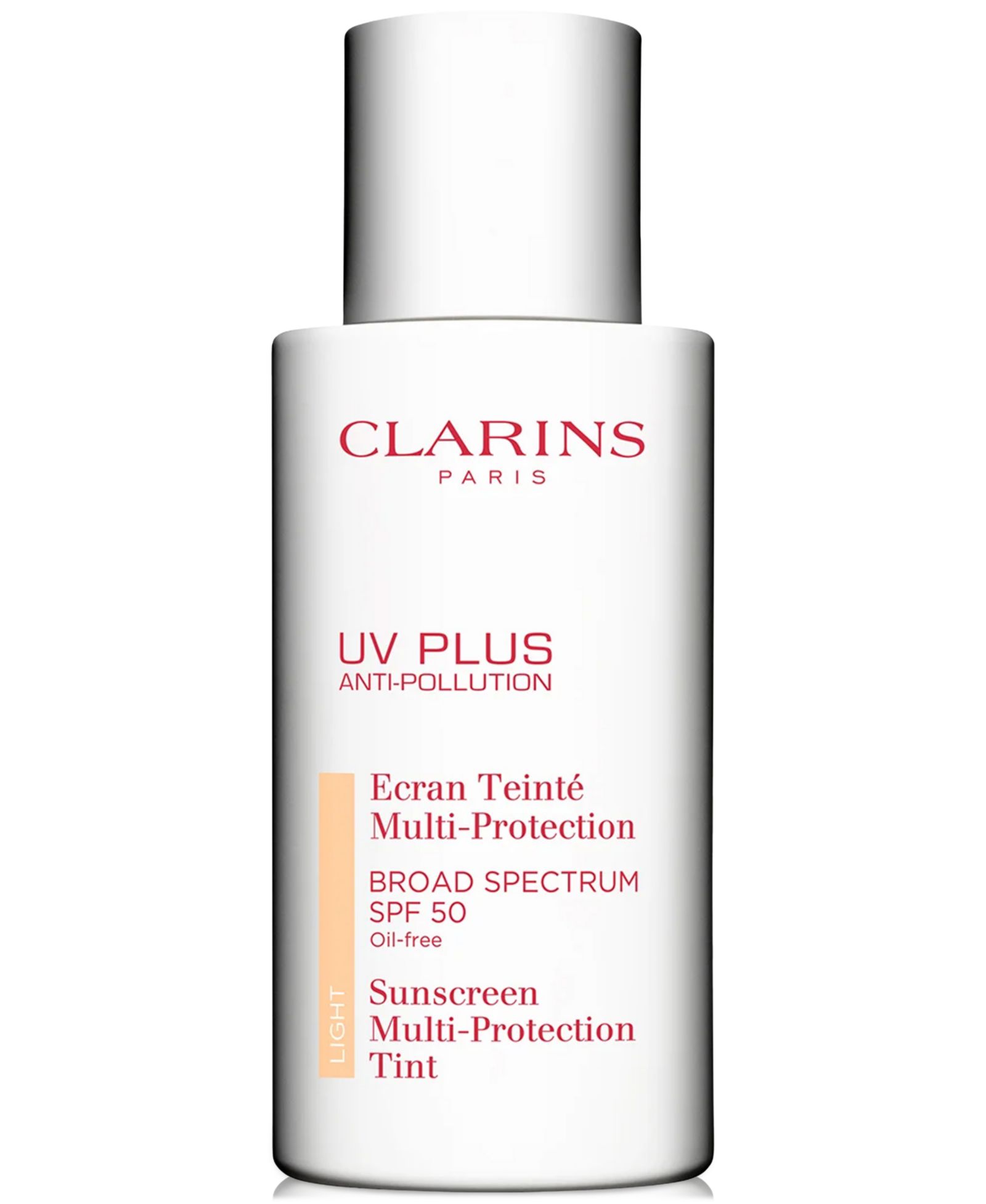 Clarins UV Plus солнцезащитный крем для лица с оттенком Anti-Pollution SPF 50