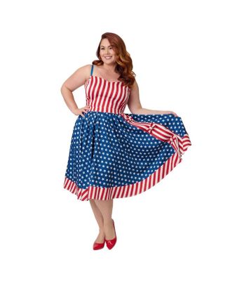 Юбка Unique Vintage Plus Size 1960s Rye Swing Skirt