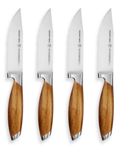 Набор ножей для стейка Schmidt Brothers Bonded Teak 4-Pc. Set