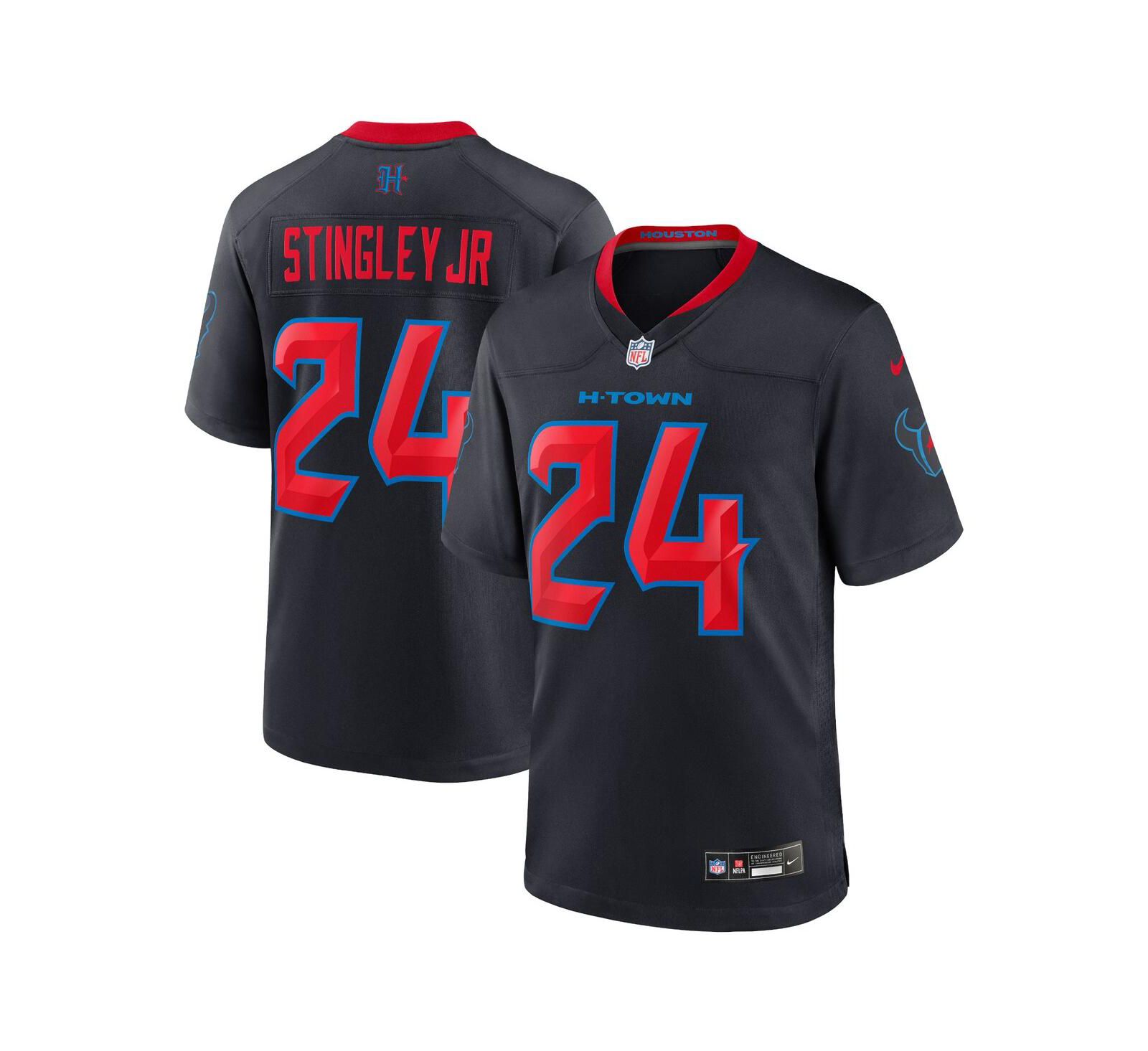 Nike Men's Derek Stingley Jr. Navy Houston Texans 2nd Alternate Game Jersey