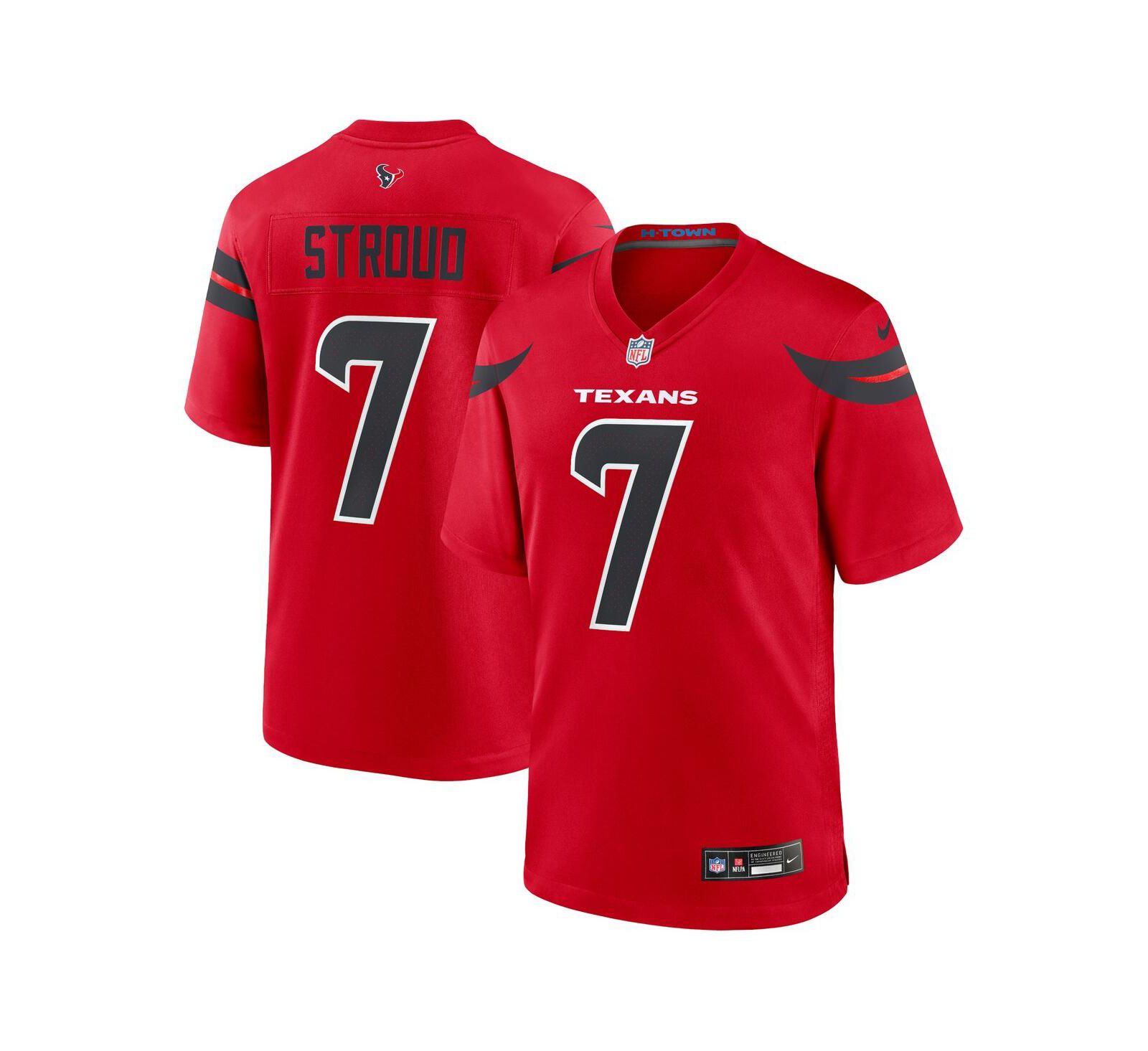 Мужская игровая джерси Nike C.J. Stroud Houston Texans Alternate
